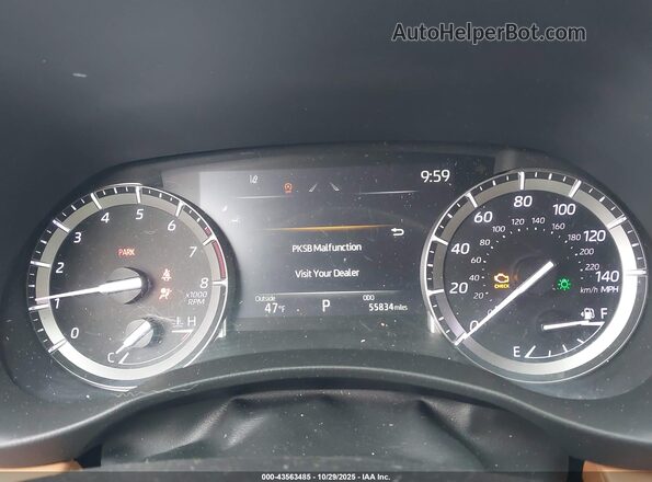 5TDFZRBH8NS166228 2022 TOYOTA HIGHLANDER Gray Вид задніх сидінь