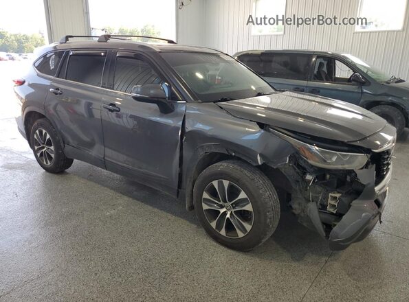 5TDGZRBH3NS205652 2022 TOYOTA LE Gray Передня права чверть