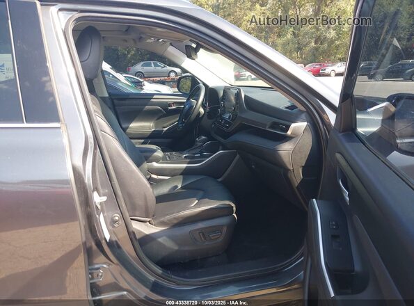 5TDGZRBH6LS011386 2020 TOYOTA LE Gray წინა სალონის ხედი