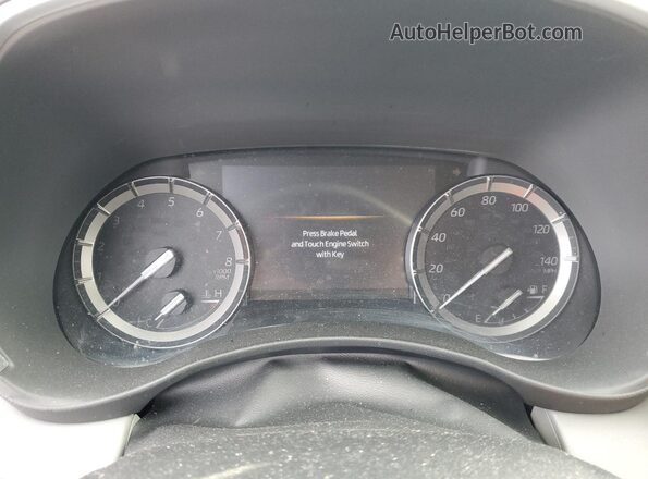5TDHZRBH2LS022485 2020 TOYOTA LE Blue ხელსაწყოთა პანელის ხედი