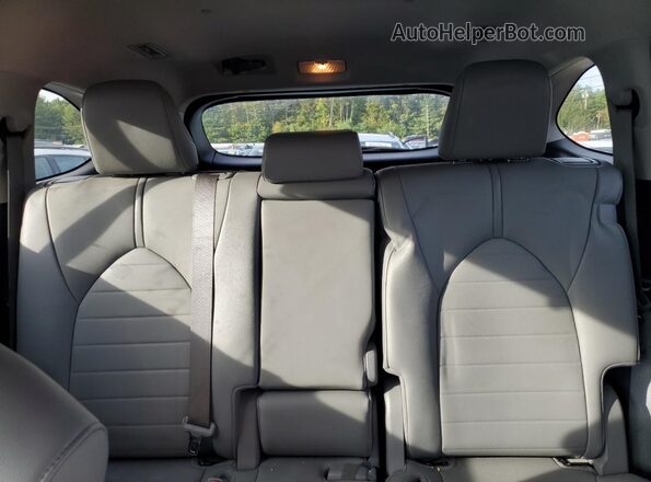 5TDHZRBH2LS022485 2020 TOYOTA LE Blue უკანა სავარძლების ხედი