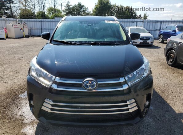 5TDJGRFH1JS043990 2018 TOYOTA HIGHLANDER HYBRID Черный 