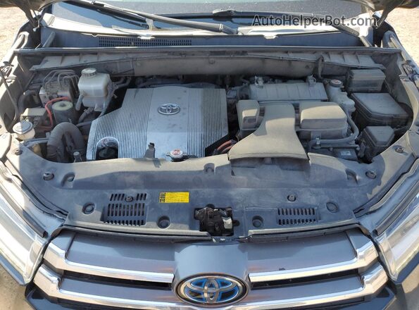 5TDJGRFH1JS043990 2018 TOYOTA HIGHLANDER HYBRID Черный 