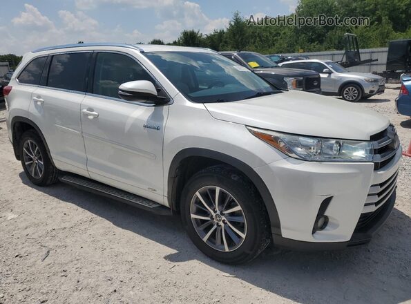 5TDJGRFH1JS046727 2018 TOYOTA HIGHLANDER HYBRID White Առջևի աջ
