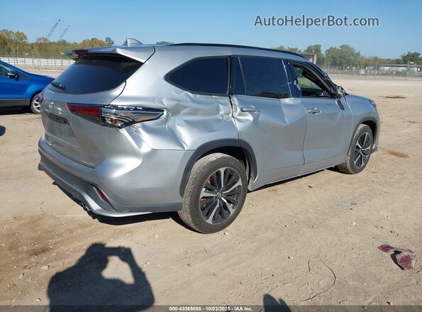 5TDJZRBH3MS160846 2021 TOYOTA HIGHLANDER Silver Rear right