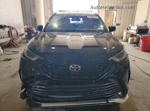 5TDJZRBH6MS122592 2021 TOYOTA HIGHLANDER Black წინა ხედი
