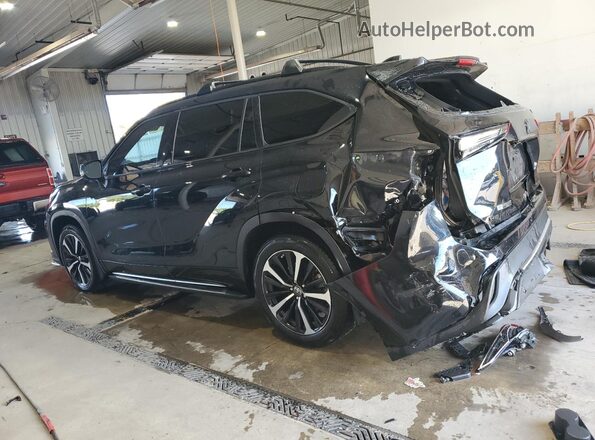 5TDJZRBH6MS122592 2021 TOYOTA HIGHLANDER Black უკანა მარცხენა