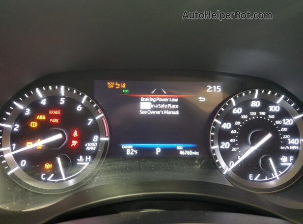 5TDJZRBH6MS122592 2021 TOYOTA HIGHLANDER Black ხელსაწყოთა პანელის ხედი