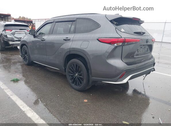 5TDJZRBH7MS127123 2021 TOYOTA HIGHLANDER Gray 