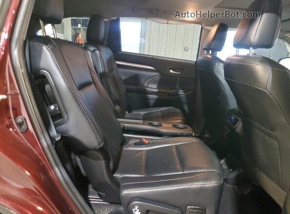5TDJZRFH9JS911972 2018 TOYOTA HIGHLANDER Burgundy 