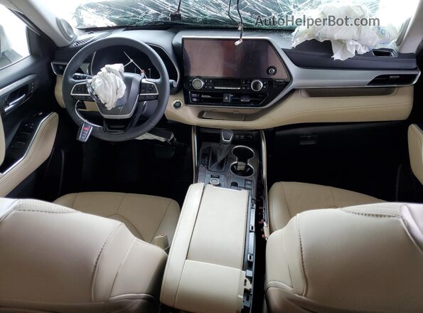 5TDKDRBH5PS509450 2023 TOYOTA HIGHLANDER White Dashboard view