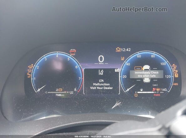 5TDKDRBH7SS577080 2025 TOYOTA HIGHLANDER Gray Вид задніх сидінь
