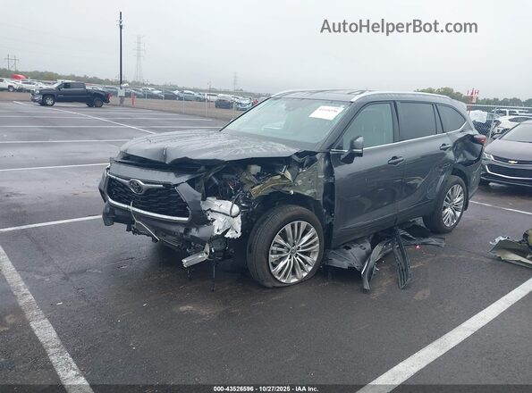 5TDKDRBH7SS577080 2025 TOYOTA HIGHLANDER Gray Передня ліва чверть