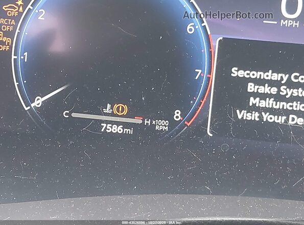 5TDKDRBH7SS577080 2025 TOYOTA HIGHLANDER Gray Панорамний вид салону 360°