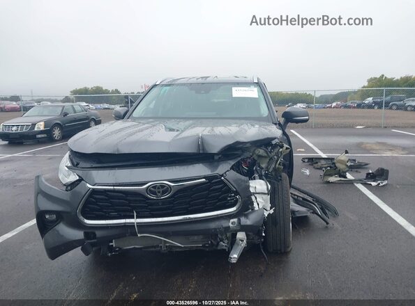 5TDKDRBH7SS577080 2025 TOYOTA HIGHLANDER Gray Вид панелі приладів