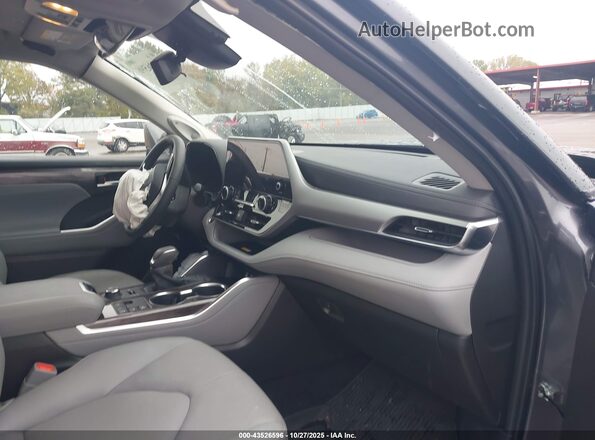 5TDKDRBH7SS577080 2025 TOYOTA HIGHLANDER Gray Вид салону спереду