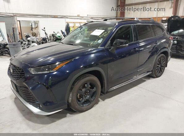 5TDKDRBH9PS000493 2023 TOYOTA HIGHLANDER Dark Blue 