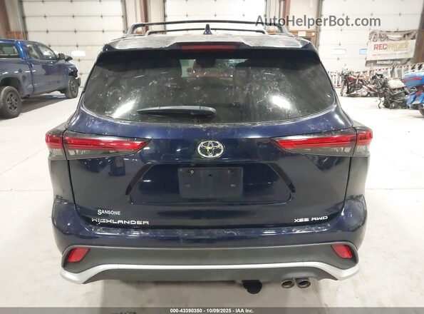 5TDKDRBH9PS000493 2023 TOYOTA HIGHLANDER Dark Blue 