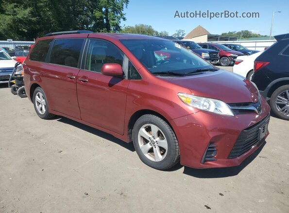 5TDKZ3DC8LS041367 2020 TOYOTA LE Бордовый Передняя правая четверть