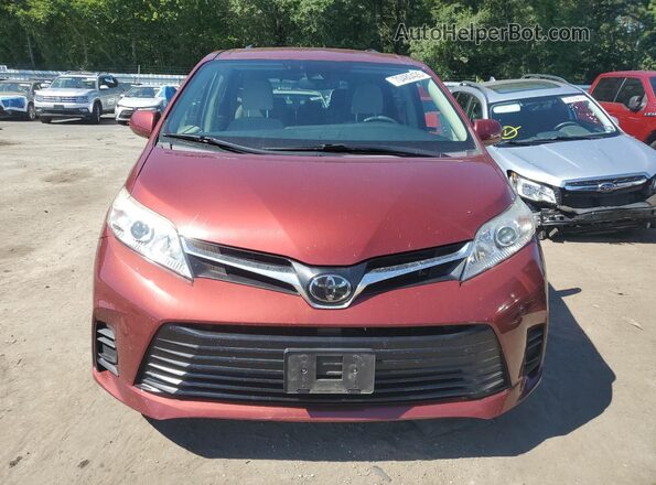 5TDKZ3DC8LS041367 2020 TOYOTA LE Бордовый Вид спереди