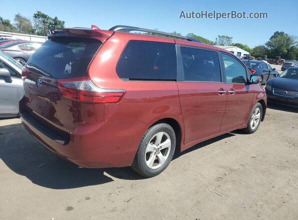 5TDKZ3DC8LS041367 2020 TOYOTA LE Бордовый Задняя правая четверть