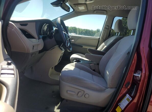 5TDKZ3DC8LS041367 2020 TOYOTA LE Бордовый Вид салона спереди