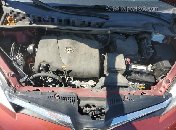 5TDKZ3DC8LS041367 2020 TOYOTA LE Бордовый Вид подкапотного пространства