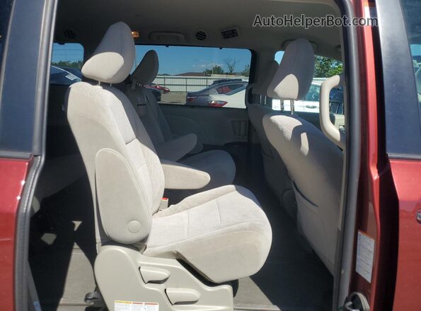 5TDKZ3DC8LS041367 2020 TOYOTA LE Бордовый Вид задней части салона