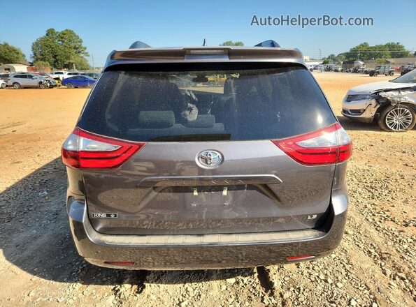 5TDKZ3DC8LS078905 2020 TOYOTA SIENNA Gray Rear view