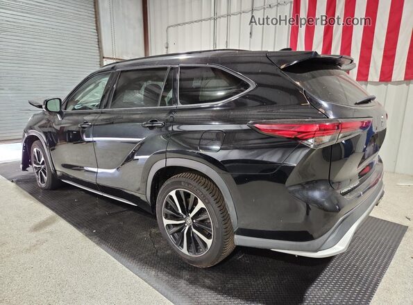 5TDLZRBH2MS146848 2021 TOYOTA HIGHLANDER Black უკანა მარცხენა