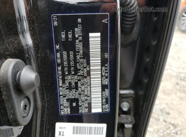 5TDLZRBH8MS146899 2021 TOYOTA HIGHLANDER Черный 