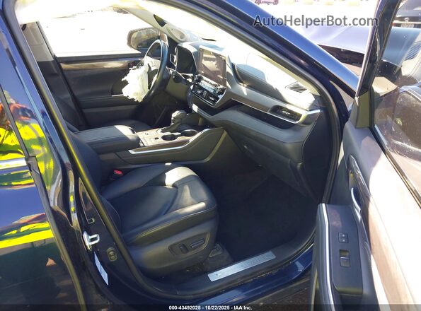 5TDXBRCH6MS016592 2021 TOYOTA LIMITED Dark Blue Вид салону спереду