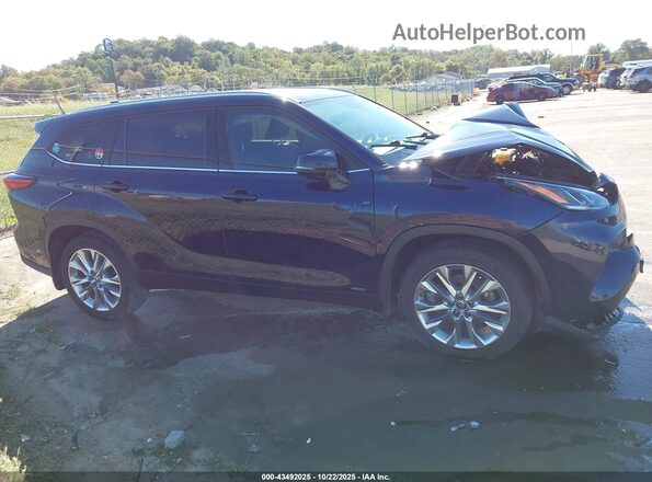 5TDXBRCH6MS016592 2021 TOYOTA LIMITED Dark Blue Вид задньої частини салону