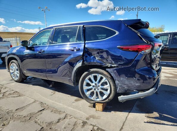 5TDXBRCH8MS054602 2021 TOYOTA LIMITED Blue 