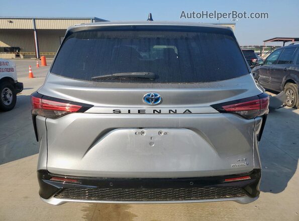 5TDXRKEC2PS155238 2023 TOYOTA SIENNA Silver უკანა ხედი