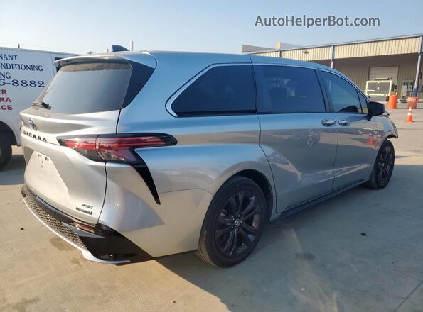 5TDXRKEC2PS155238 2023 TOYOTA SIENNA Silver უკანა მარჯვენა