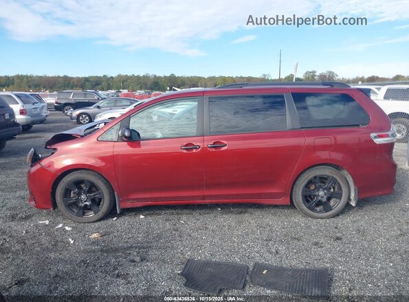 5TDXZ3DC2LS049597 2020 TOYOTA SIENNA Maroon Vista interior de 360 grados