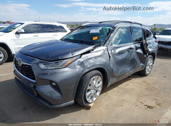 5TDYARAH7MS507585 2021 TOYOTA LIMITED Gray Front left