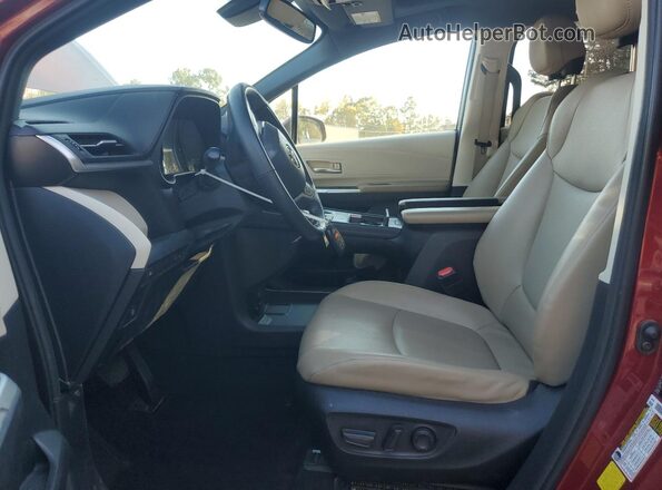 5TDYRKEC2NS126887 2022 TOYOTA LE Burgundy Սալոնի դիմացի տեսք