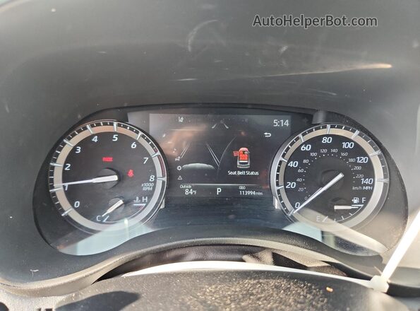 5TDYZRAH5MS083381 2021 TOYOTA LIMITED Blue Вид щитка приладів