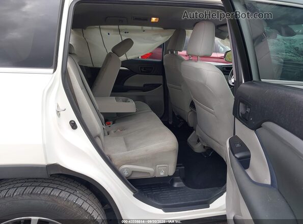 5TDZARFH1JS035215 2018 TOYOTA LE White VIN კოდის სტიკერის ხედი