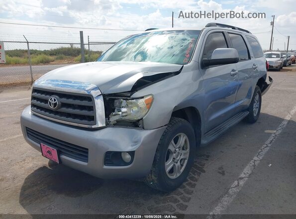 5TDZY5G10GS062078 2016 TOYOTA SEQUOIA Серебряный Передняя левая четверть