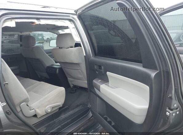 5TDZY5G12JS069833 2018 TOYOTA SEQUOIA Gray Widok naklejki z numerem VIN