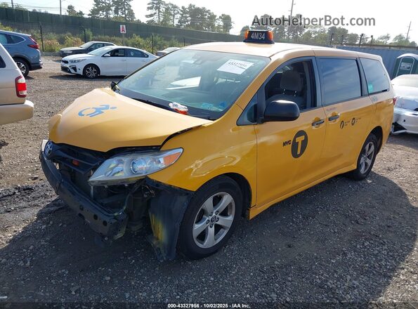 5TDZZ3DC4LS055751 2020 TOYOTA SIENNA Yellow Передня ліва чверть