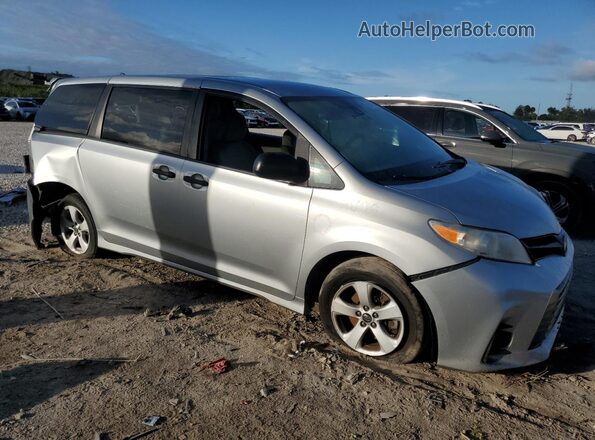 5TDZZ3DC7LS039902 2020 TOYOTA SIENNA Silver Przód prawy
