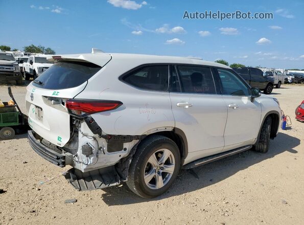 5TDZZRAH9LS002014 2020 TOYOTA HIGHLANDER White Rear right