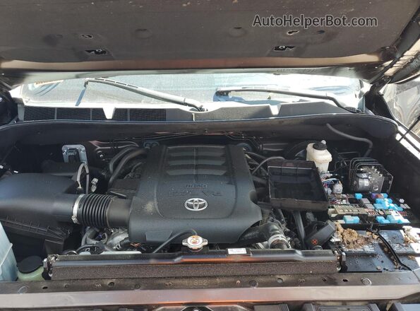 5TFAY5F11MX024816 2021 TOYOTA TUNDRA Black Rear interior view