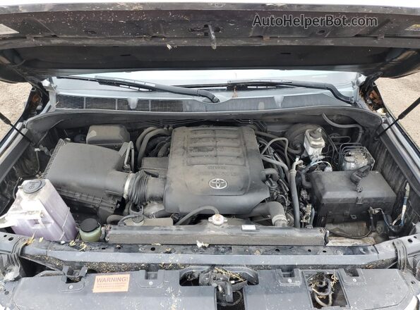5TFAY5F18JX696495 2018 TOYOTA TUNDRA Black Vista interior trasera