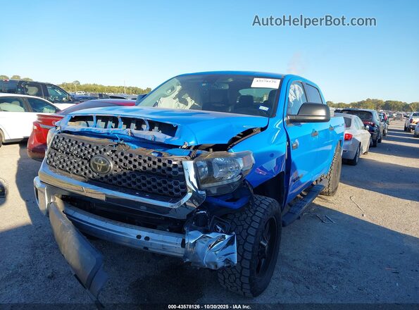 5TFDY5F15MX970110 2021 TOYOTA TUNDRA Blue Передня ліва чверть