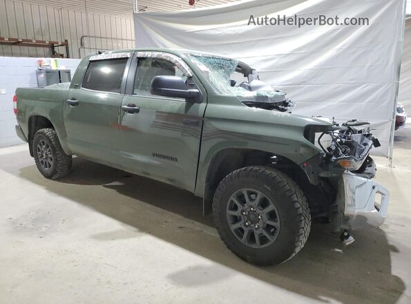 5TFDY5F19MX017688 2021 TOYOTA TUNDRA Green Przód prawy
